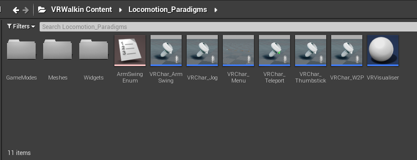 Picture of file explorer with all of the Unreal Engine folders including an empty folder named Plugins